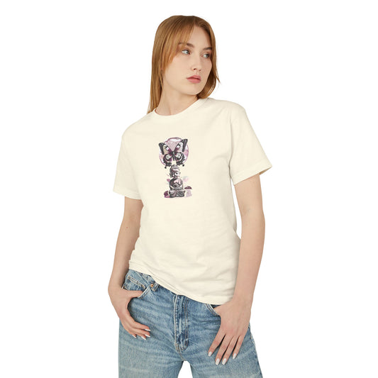 Buddha & Butterfly Graphic Tee – Zen Meditation Shirt