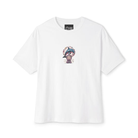 Cute Oversized Graphic Tee with Dolphin Design - Perfect for Summer, Beach Days, Gifts for Animal Lovers, Casual Wear, Unique T-Shirt